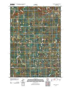 Tenmile Lake Minnesota Historical topographic map, 1:24000 scale, 7.5 X 7.5 Minute, Year 2010