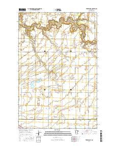 Terrebonne Minnesota Current topographic map, 1:24000 scale, 7.5 X 7.5 Minute, Year 2016
