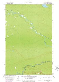 The Cascades Minnesota Historical topographic map, 1:24000 scale, 7.5 X 7.5 Minute, Year 1960