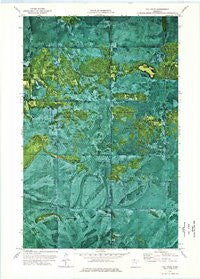 The Pines Minnesota Historical topographic map, 1:24000 scale, 7.5 X 7.5 Minute, Year 1973