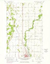 Thief River Falls NW Minnesota Historical topographic map, 1:24000 scale, 7.5 X 7.5 Minute, Year 1961