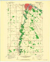 Thief River Falls Minnesota Historical topographic map, 1:24000 scale, 7.5 X 7.5 Minute, Year 1959