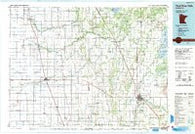 Thief River Falls Minnesota Historical topographic map, 1:100000 scale, 30 X 60 Minute, Year 1992