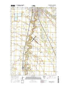 Thief River Falls Minnesota Current topographic map, 1:24000 scale, 7.5 X 7.5 Minute, Year 2016