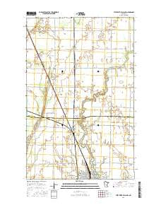 Thief River Falls NW Minnesota Current topographic map, 1:24000 scale, 7.5 X 7.5 Minute, Year 2016