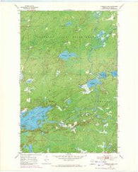 Thompson Lake Minnesota Historical topographic map, 1:24000 scale, 7.5 X 7.5 Minute, Year 1954