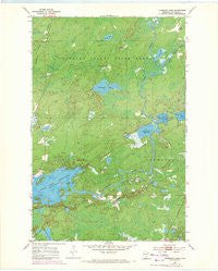 Thompson Lake Minnesota Historical topographic map, 1:24000 scale, 7.5 X 7.5 Minute, Year 1954