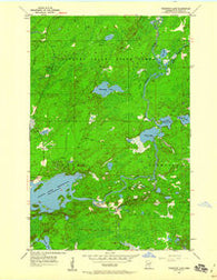 Thompson Lake Minnesota Historical topographic map, 1:24000 scale, 7.5 X 7.5 Minute, Year 1954