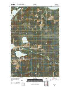 Thor Minnesota Historical topographic map, 1:24000 scale, 7.5 X 7.5 Minute, Year 2010