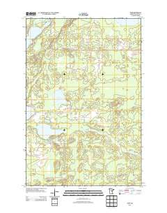 Thor Minnesota Historical topographic map, 1:24000 scale, 7.5 X 7.5 Minute, Year 2013