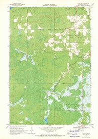 Thor NE Minnesota Historical topographic map, 1:24000 scale, 7.5 X 7.5 Minute, Year 1969