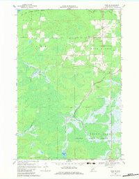 Thor NE Minnesota Historical topographic map, 1:24000 scale, 7.5 X 7.5 Minute, Year 1969