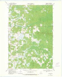 Thor SW Minnesota Historical topographic map, 1:24000 scale, 7.5 X 7.5 Minute, Year 1969