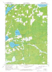 Thor Minnesota Historical topographic map, 1:24000 scale, 7.5 X 7.5 Minute, Year 1969
