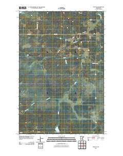 Thor NE Minnesota Historical topographic map, 1:24000 scale, 7.5 X 7.5 Minute, Year 2010