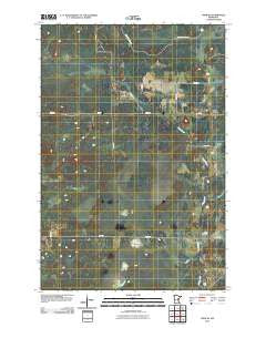 Thor SE Minnesota Historical topographic map, 1:24000 scale, 7.5 X 7.5 Minute, Year 2010