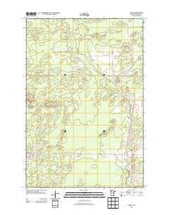 Thor SE Minnesota Historical topographic map, 1:24000 scale, 7.5 X 7.5 Minute, Year 2013