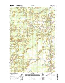 Thor SE Minnesota Current topographic map, 1:24000 scale, 7.5 X 7.5 Minute, Year 2016