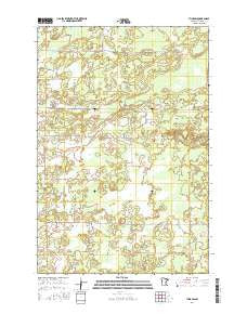 Thor SW Minnesota Current topographic map, 1:24000 scale, 7.5 X 7.5 Minute, Year 2016