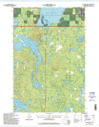 Thunder Lake Minnesota Historical topographic map, 1:24000 scale, 7.5 X 7.5 Minute, Year 1996