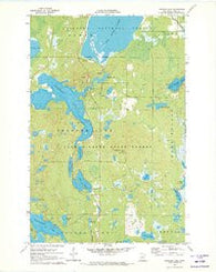 Thunder Lake Minnesota Historical topographic map, 1:24000 scale, 7.5 X 7.5 Minute, Year 1970