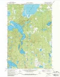 Thunder Lake Minnesota Historical topographic map, 1:24000 scale, 7.5 X 7.5 Minute, Year 1970