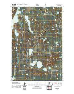 Tobique Minnesota Historical topographic map, 1:24000 scale, 7.5 X 7.5 Minute, Year 2011