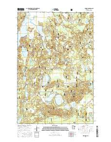 Tobique Minnesota Current topographic map, 1:24000 scale, 7.5 X 7.5 Minute, Year 2016