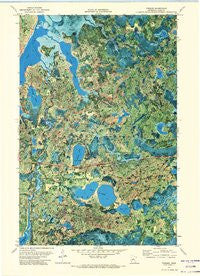 Tobique Minnesota Historical topographic map, 1:24000 scale, 7.5 X 7.5 Minute, Year 1971