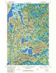 Tobique Minnesota Historical topographic map, 1:24000 scale, 7.5 X 7.5 Minute, Year 1971