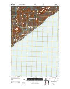 Tofte Minnesota Historical topographic map, 1:24000 scale, 7.5 X 7.5 Minute, Year 2011