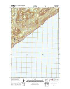 Tofte Minnesota Historical topographic map, 1:24000 scale, 7.5 X 7.5 Minute, Year 2013