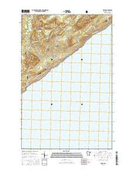 Tofte Minnesota Current topographic map, 1:24000 scale, 7.5 X 7.5 Minute, Year 2016