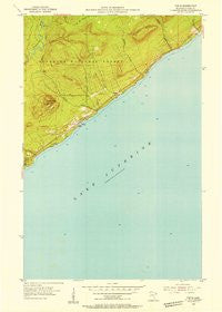 Tofte Minnesota Historical topographic map, 1:24000 scale, 7.5 X 7.5 Minute, Year 1955