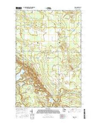 Togo Minnesota Current topographic map, 1:24000 scale, 7.5 X 7.5 Minute, Year 2016