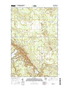 Togo Minnesota Current topographic map, 1:24000 scale, 7.5 X 7.5 Minute, Year 2016