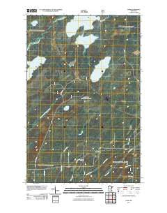 Toimi Minnesota Historical topographic map, 1:24000 scale, 7.5 X 7.5 Minute, Year 2011