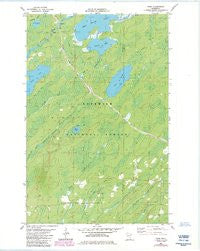 Toimi Minnesota Historical topographic map, 1:24000 scale, 7.5 X 7.5 Minute, Year 1981