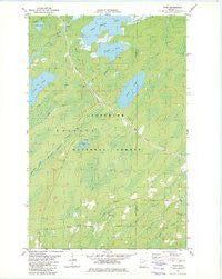 Toimi Minnesota Historical topographic map, 1:24000 scale, 7.5 X 7.5 Minute, Year 1981