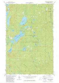 Toohey Lake Minnesota Historical topographic map, 1:24000 scale, 7.5 X 7.5 Minute, Year 1981
