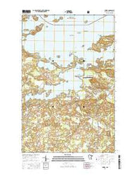 Tower Minnesota Current topographic map, 1:24000 scale, 7.5 X 7.5 Minute, Year 2016