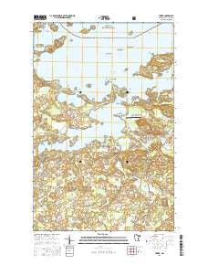 Tower Minnesota Current topographic map, 1:24000 scale, 7.5 X 7.5 Minute, Year 2016