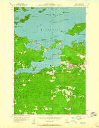 Tower Minnesota Historical topographic map, 1:24000 scale, 7.5 X 7.5 Minute, Year 1956