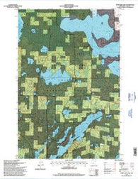 Town Line Lake Minnesota Historical topographic map, 1:24000 scale, 7.5 X 7.5 Minute, Year 1996