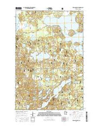 Town Line Lake Minnesota Current topographic map, 1:24000 scale, 7.5 X 7.5 Minute, Year 2016