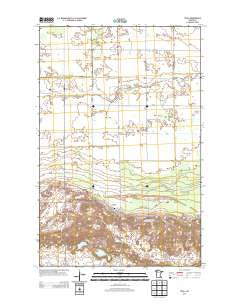 Trail Minnesota Historical topographic map, 1:24000 scale, 7.5 X 7.5 Minute, Year 2013