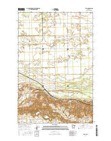 Trail Minnesota Current topographic map, 1:24000 scale, 7.5 X 7.5 Minute, Year 2016