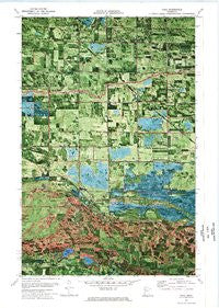 Trail Minnesota Historical topographic map, 1:24000 scale, 7.5 X 7.5 Minute, Year 1972
