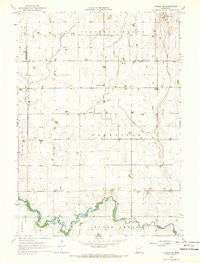 Truman SE Minnesota Historical topographic map, 1:24000 scale, 7.5 X 7.5 Minute, Year 1967