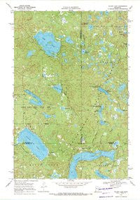 Tulaby Lake Minnesota Historical topographic map, 1:24000 scale, 7.5 X 7.5 Minute, Year 1969